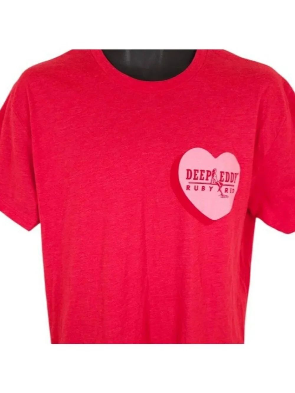DeepβEddy Ruby Red T Shirt Mens Size Large Grapefruit Flavored Vodka